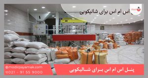 پنل اس ام اس برای شالیکوبی