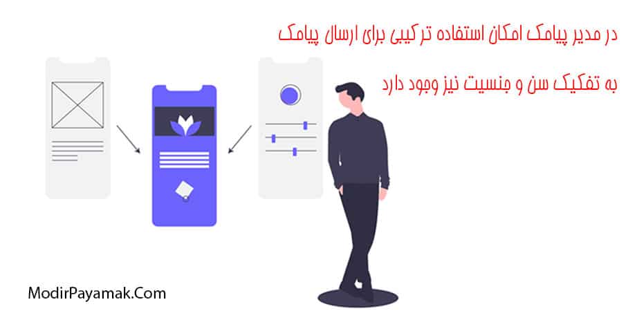 پیامک به تفکیک سن و جنسیت | ارسال اس ام اس بر اساس سن و جنسیت