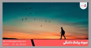 پیامک دلتنگی