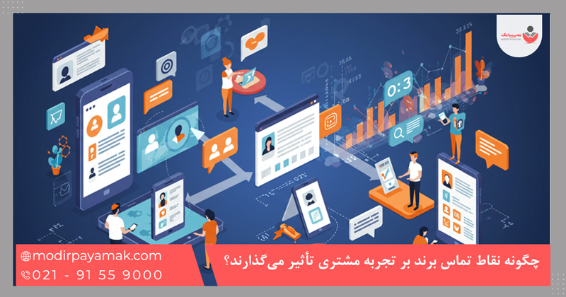 چگونه نقاط تماس برند بر تجربه مشتری تأثیر میگذارند؟