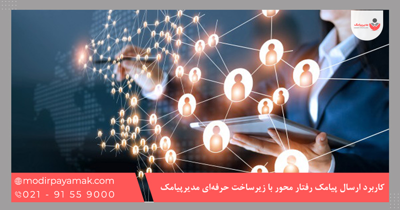 کاربرد ارسال پیامک رفتار محور با زیرساخت حرفهای مدیرپیامک