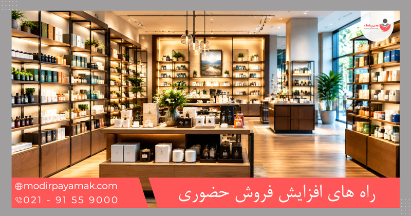 راه های افزایش فروش حضوری